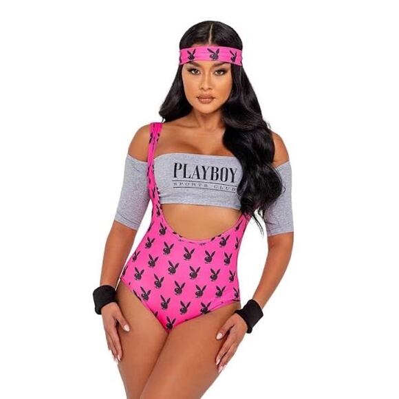Playboy Retro Physical Costume Size XL - Picture 4 of 10